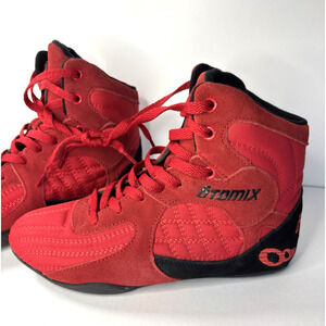 Otomix Stingray M3000 Red Bodybuilding Weightlifting Shoes Mens 7.5 Womens 9